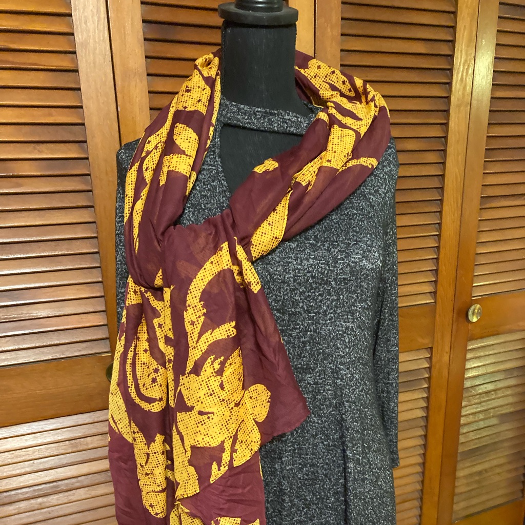 Infinity And Fringed Scarves